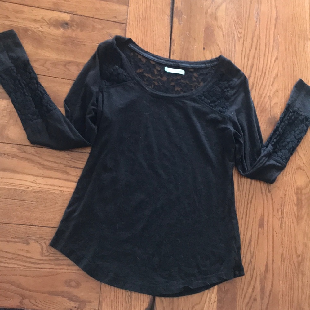 Black long sleeve dress shirt